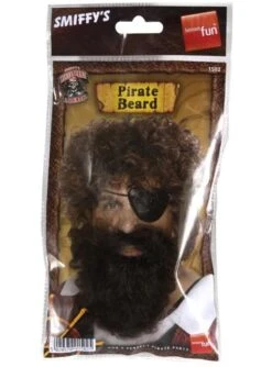 Barba De Pirata Marrón -Funidelia barba de pirata marron 1