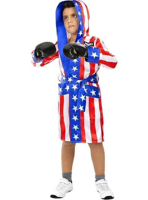 Bata De Rocky Balboa Para Niños 4 Bata De Rocky Balboa Para Niños - Imagen 2
