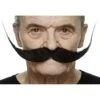 Bigote Repeinado Negro Para Hombre -Funidelia bigote repeinado negro para hombre