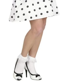 Calcetines Blancos Con Volante