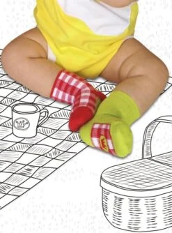Calcetines De Picnic Para Bebé -Funidelia calcetines de picnic para bebe 4