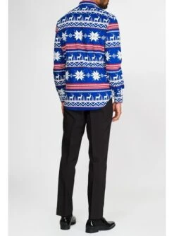 Camisa Navideña "The Rudolph" - Opposuits -Funidelia camisa de rudolph opposuits para hombre 1
