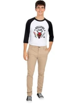 Camiseta De Hellfire Club Stranger Things 4 – Oficial Netflix -Funidelia camiseta de hellfire club stranger things 4 oficial netflix 1