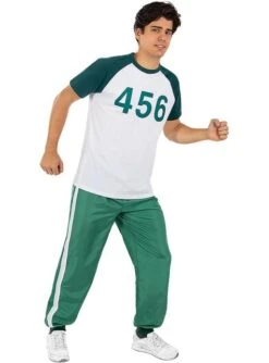 Camiseta El Juego Del Calamar Nº 456 - Oficial Netflix -Funidelia camiseta el juego del calamar n 456 oficial netflix 1 4