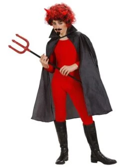 Capa Negra Fina Infantil -Funidelia capa negra fina infantil 2