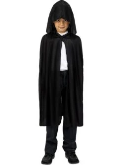 Capa Negra Larga Infantil