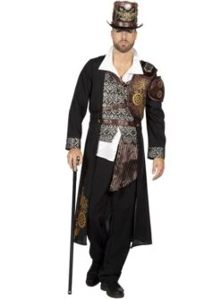 Chaleco De Steampunk Marrón Para Hombre