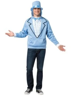 Chaqueta De Dos Tontos Muy Tontos Azul Para Adulto