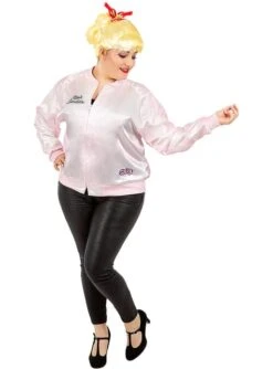 Chaqueta De Pink Ladies Talla Grande - Disfraz Grease -Funidelia chaqueta de pink ladies talla grande disfraz grease 3