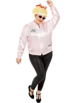 Chaqueta De Pink Ladies Talla Grande - Disfraz Grease -Funidelia chaqueta de pink ladies talla grande disfraz grease 4