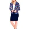 Chaqueta Navideña Azul Para Mujer - Opposuits -Funidelia chaqueta navidena azul opposuits para mujer