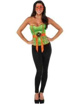 Corsé De Michelangelo Las Tortugas Ninja Para Mujer
