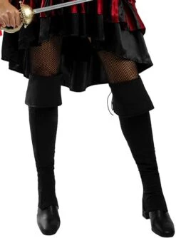 Cubrebotas Largos Negros Para Mujer