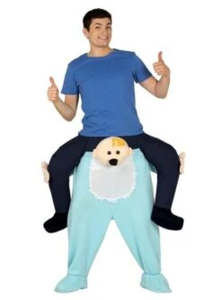 Disfraz A Hombros De Bebé Con Pijama Azul