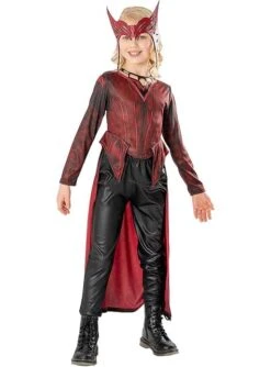Disfraz De Bruja Escarlata Deluxe Para Niña - Doctor Strange 2