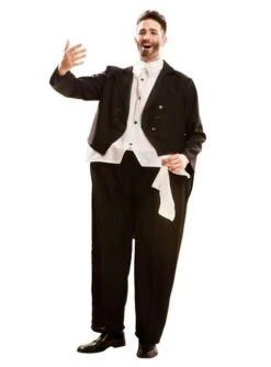 Disfraz De Cantante De Opera Rellenito Para Adulto