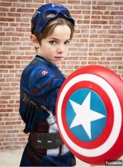 Disfraz De Capitán América Civil War Deluxe Para Niño -Funidelia disfraz de capitan america civil war deluxe para nino 2