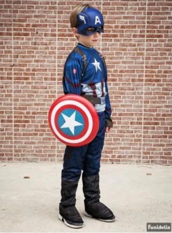 Disfraz De Capitán América Civil War Deluxe Para Niño -Funidelia disfraz de capitan america civil war deluxe para nino 3