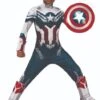 Disfraz De Capitán America Deluxe Para Niño - Falcon Y El Soldado Del Invierno