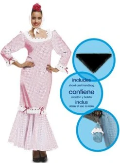 Disfraz De Chulapa Blanco Para Mujer