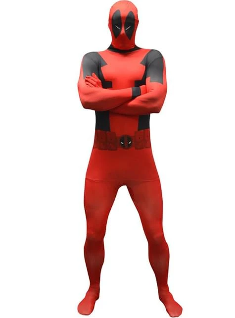 Disfraz De Deadpool Clásico Morphsuit 3 Disfraz De Deadpool Clásico Morphsuit