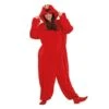 Disfraz De Elmo Barrio Sésamo Onesie Básico Para Adulto -Funidelia disfraz de elmo barrio sesamo onesie basico para adulto