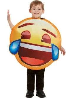 Disfraz De Emoji Sonriente Con Lágrimas Infantil