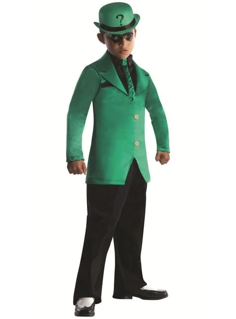 Disfraz De Enigma DC Comics Para Niño 3 Disfraz De Enigma DC Comics Para Niño