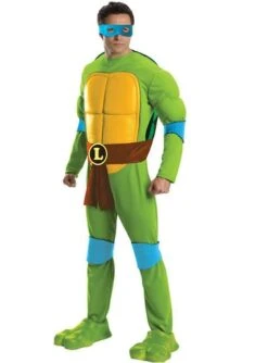 Disfraz De Leonardo De Las Tortugas Ninja Deluxe Para Hombre