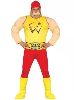 Disfraz De Luchador Hogan Para Hombre
