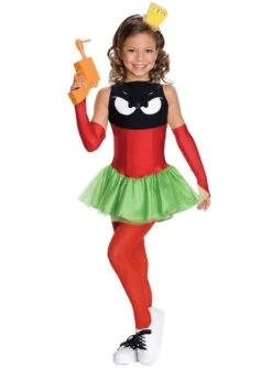 Disfraz De Marvin El Marciano Para Niña