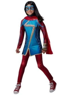 Disfraz De Ms Marvel Para Niña