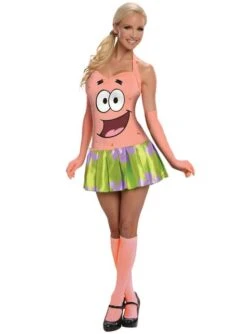Disfraz De Patricio Bob Esponja Para Mujer