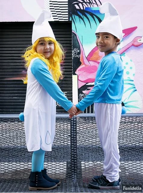 Disfraz De Pitufina Para Niña 6 Disfraz De Pitufina Para Niña - Imagen 4