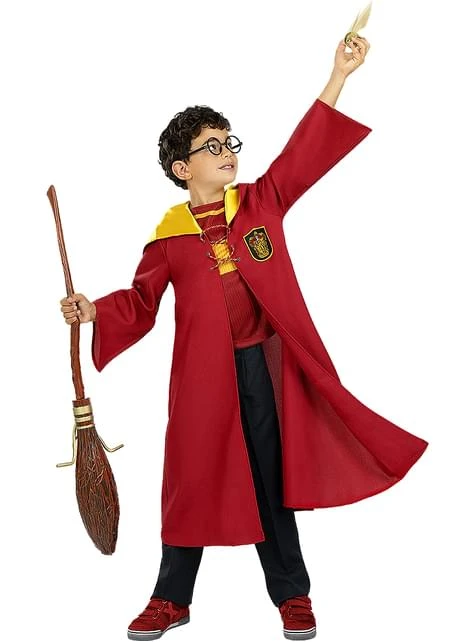 Disfraz De Quidditch Gryffindor Para Niños - Harry Potter 3 Disfraz De Quidditch Gryffindor Para Niños - Harry Potter