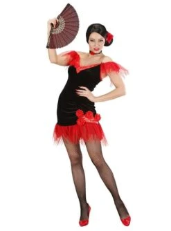 Funidelia -Funidelia disfraz de sevillana rojinegra para mujer 1
