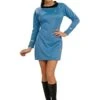 Disfraz De Star Trek Deluxe Azul Para Mujer