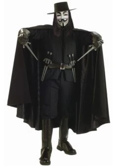 Disfraz De V De Vendetta Lujo