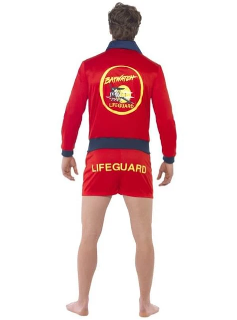 Disfraz De Socorrista Rojo Para Hombre - Los Vigilantes De La Playa 4 Disfraz De Socorrista Rojo Para Hombre - Los Vigilantes De La Playa - Imagen 2