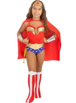 Disfraz De Wonder Woman Clásica Para Niña -Funidelia disfraz de wonder woman clasica para nina 4