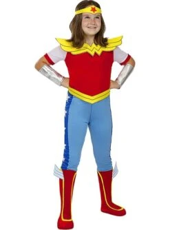 Disfraz De Wonder Woman DC Super Hero Girls Para Niña -Funidelia disfraz de wonder woman dc super hero girls para nina 1 1