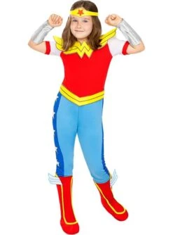 Disfraz De Wonder Woman DC Super Hero Girls Para Niña -Funidelia disfraz de wonder woman dc super hero girls para nina 1 4