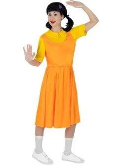 Disfraz Muñeca El Juego Del Calamar -Oficial Netflix -Funidelia disfraz muneca el juego del calamar oficial netflix 4