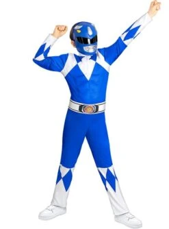 Disfraz Power Ranger Azul Para Niños -Funidelia disfraz power ranger azul para ninos 1 2