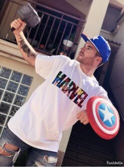 Escudo De Capitán América Retro Infantil -Funidelia escudo de capitan america retro infantil 2