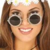 Gafas Hippies Con Brillantes Para Mujer -Funidelia gafas hippies con brillantes para mujer