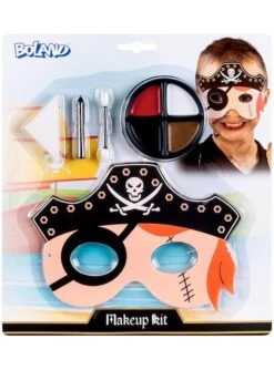 Kit De Maquillaje De Pirata Para Niños
