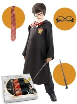 Kit Disfraz Harry Potter Para Niño