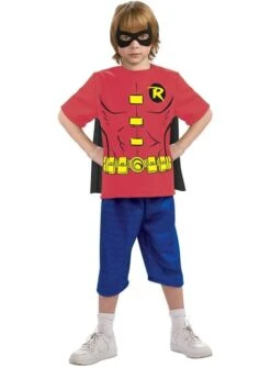 Kit Disfraz Robin Para Niño