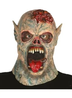 Máscara De Monstruo De Los Gusanos De Látex Para Adulto